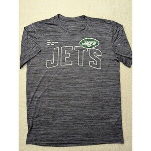 New York Jets NFL Football Gray The Nike Tee Dri-Fit Mens Medium AFC  NWOT